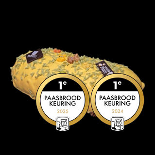 Afbeelding van Paasbrood  met gele chocolade