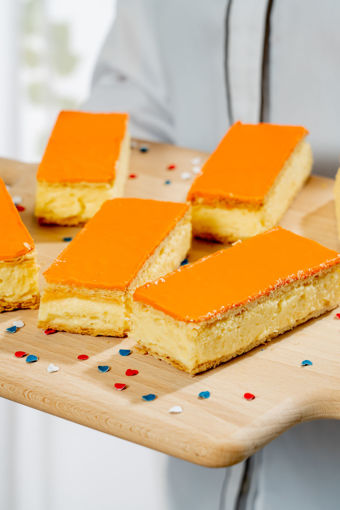 Afbeelding van ORANJE Tompouce per 4 + 1