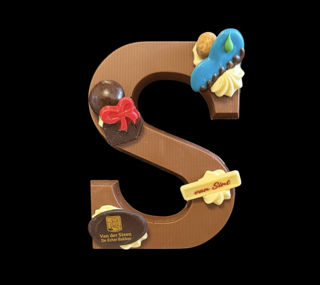 Afbeelding van Chocoladeletter Vorm MELK (150gr)